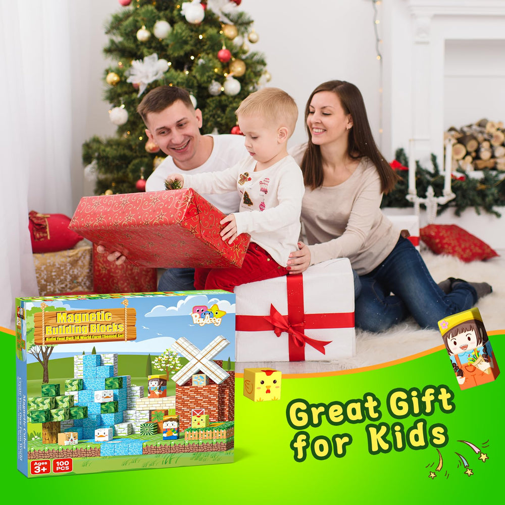 Payleeg magnetic blocks kids travel-friendly activity for portable learning fun.