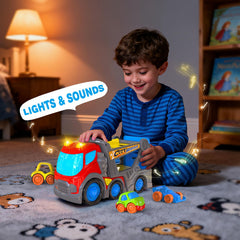 P&C small forklift toy features compact size for indoor or outdoor play.