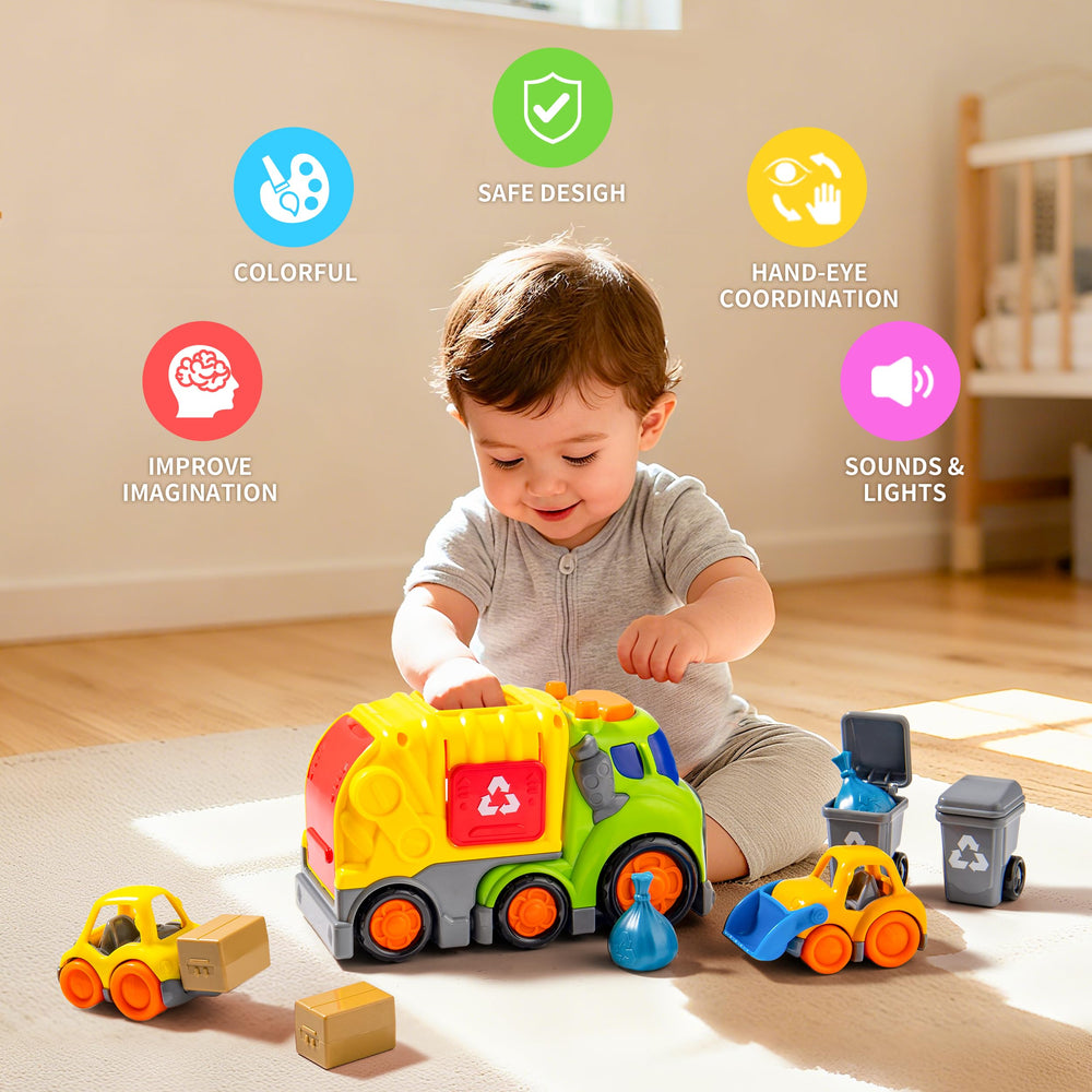 P&C small bulldozer figure for immersive construction play.