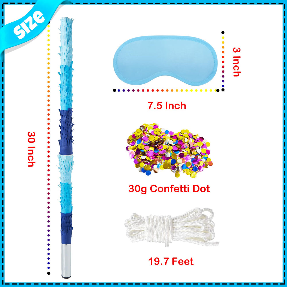 PCFING pinata stick with threaded joint for durable, reliable use