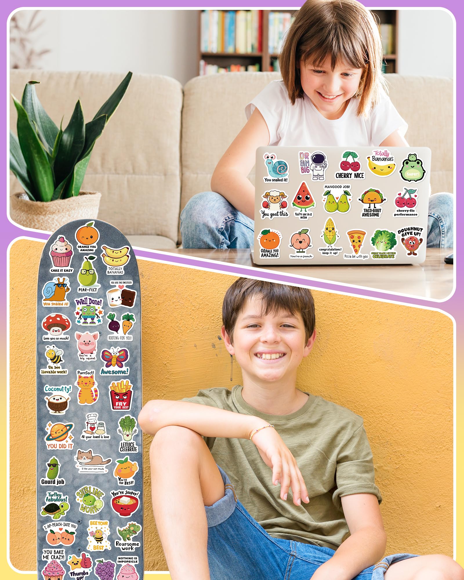 pcnearty classroom prizes stickers; vibrant designs for rewards