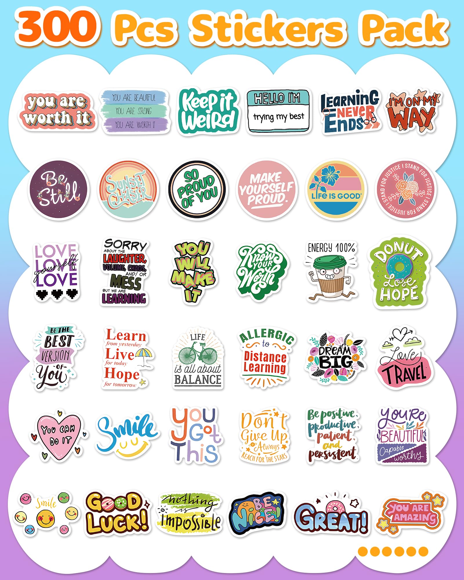 pcnearty guitar stickers set; fun accents for instruments and gear.