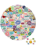 pcnearty water bottle stickers 300pc set; waterproof and fade-resistant for everyday use.