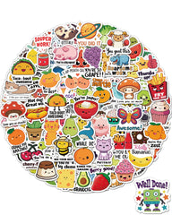 pcnearty water bottle stickers collection; waterproof and fade-resistant for daily use
