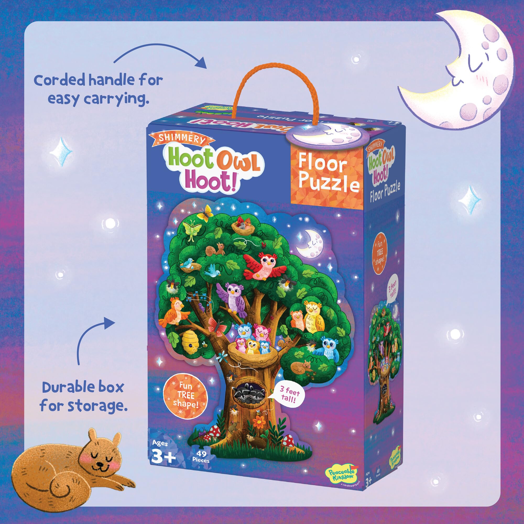 Peaceable Kingdom ages five plus puzzle suitable for new puzzlers.