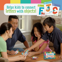 Capital and lowercase letters with pictures support early reading recognition