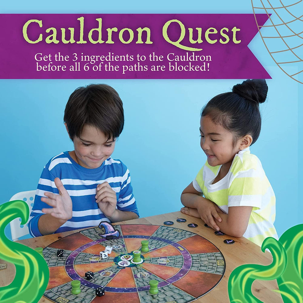 Peaceable Kingdom Cauldron Quest cauldron ingredient tokens support turn-taking and shared decisions