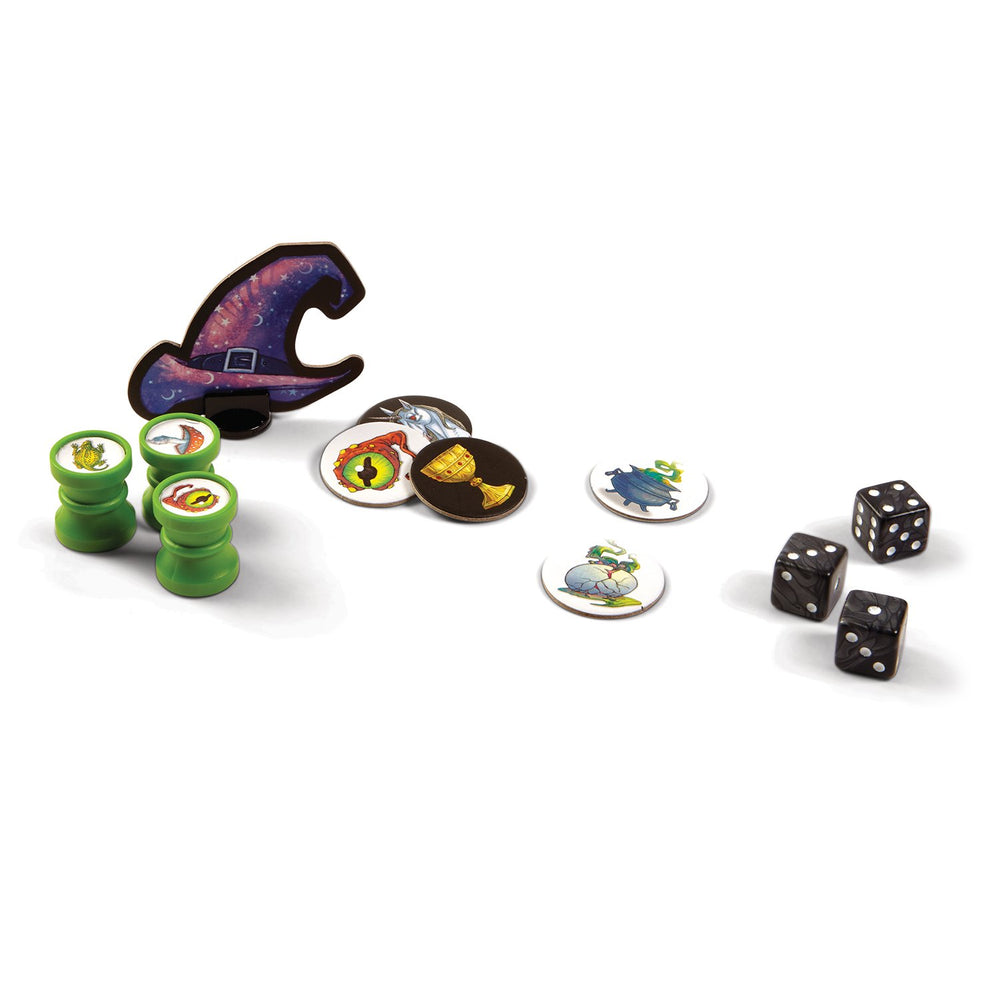 Peaceable Kingdom Cauldron Quest magic dice spice up potion crafting with luck and planning