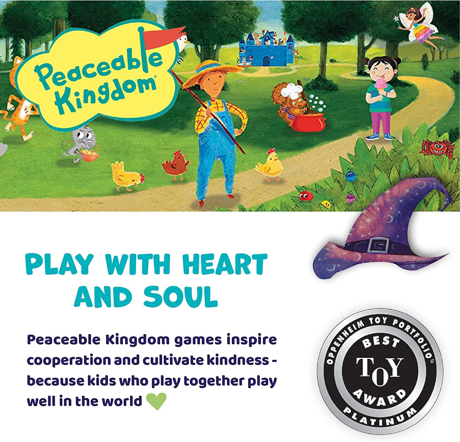 Peaceable Kingdom Cauldron Quest components come together for playful storytelling