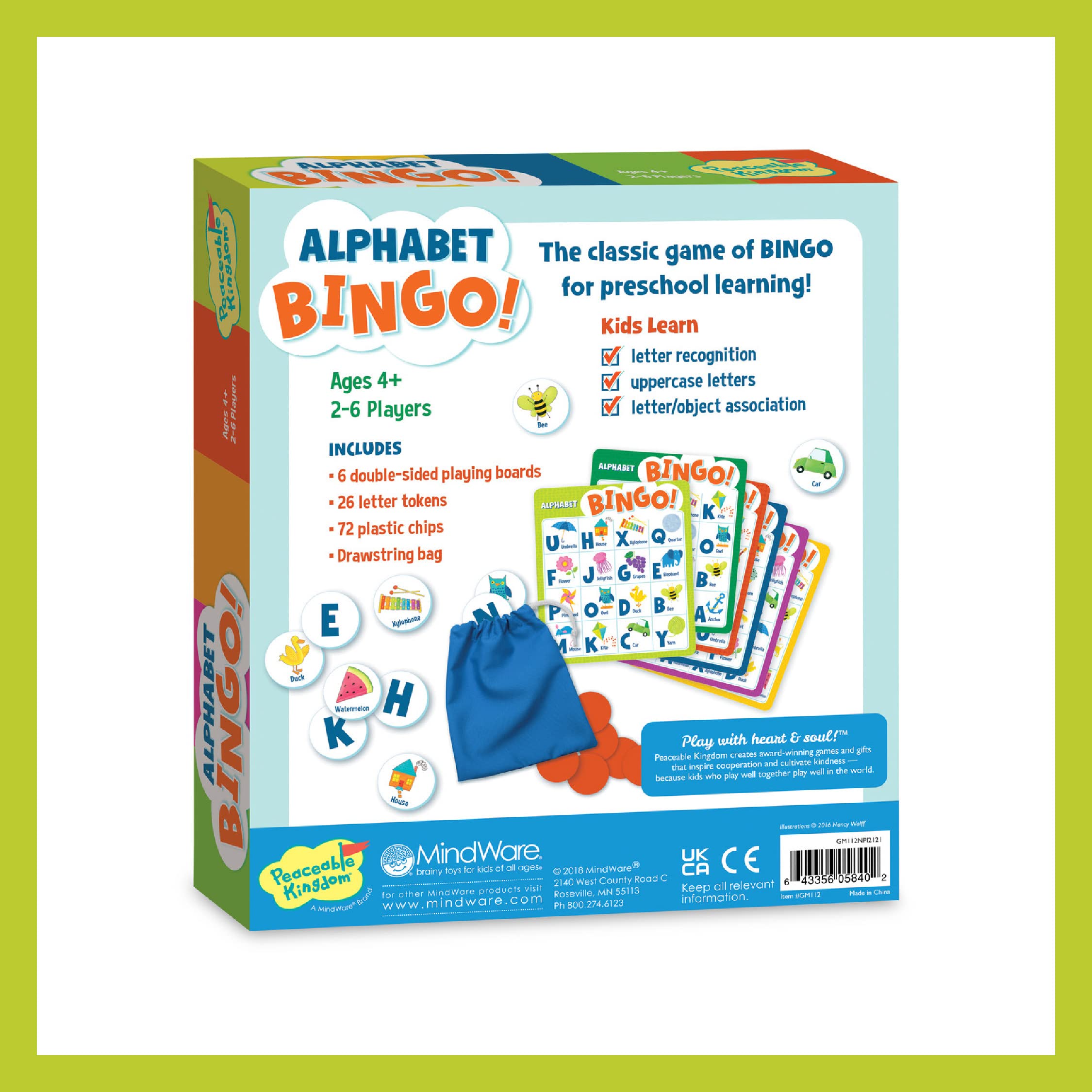 Peaceable Kingdom cooperative bingo variation promotes teamwork