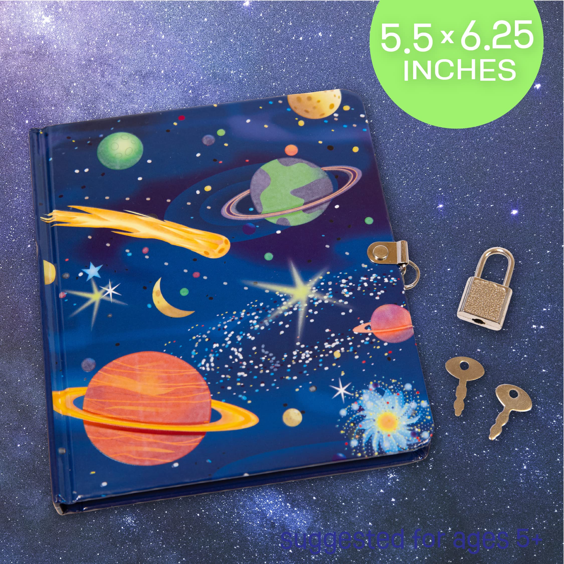 Peaceable Kingdom Deep Space Diary offers drawing space for sketches.