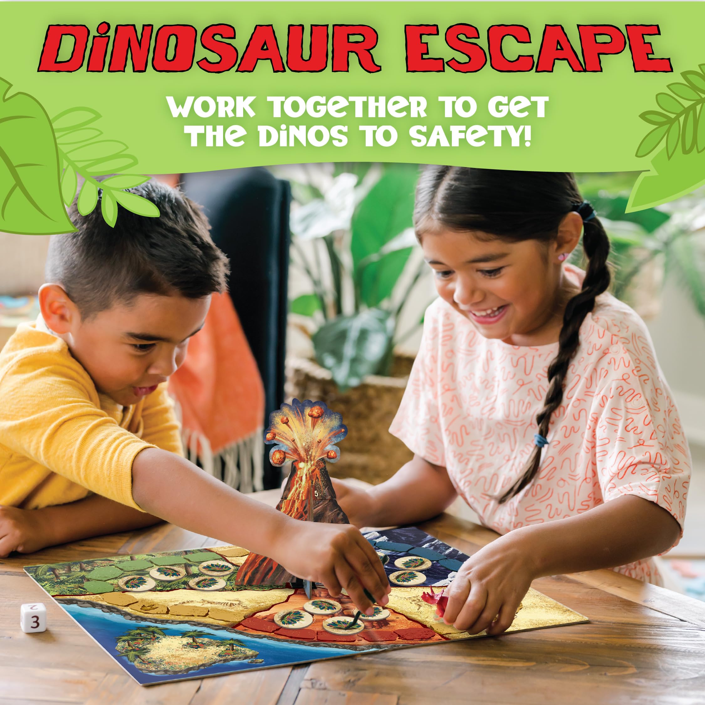 Dino fern tokens highlight memory challenges and pattern matching.