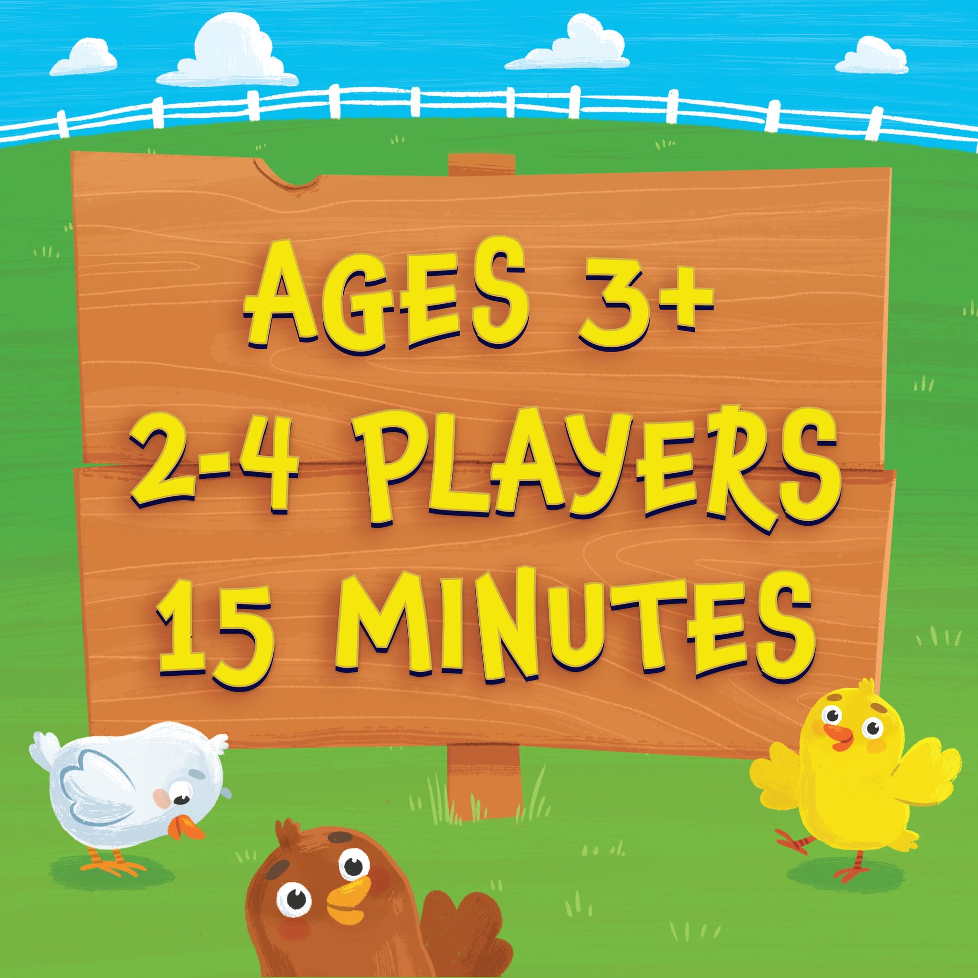 Peaceable Kingdom Count Your Chickens family-friendly setup for game night and learning.