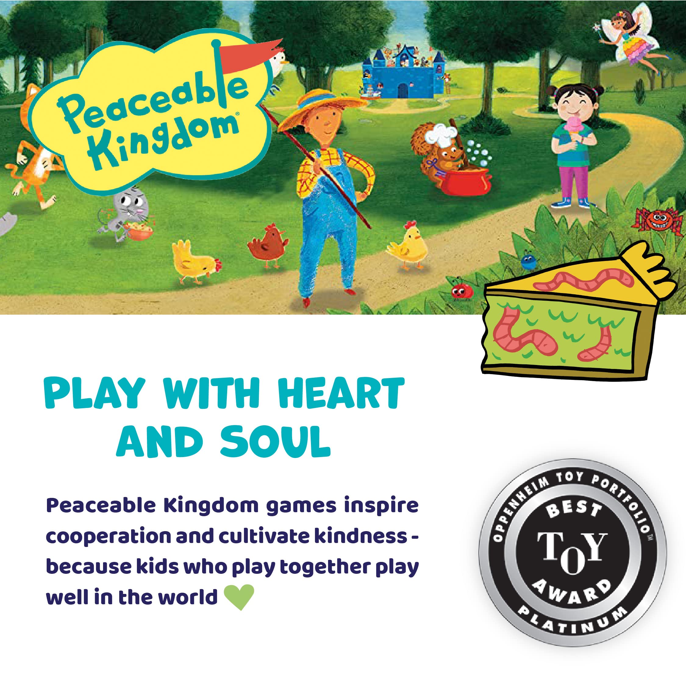 Peaceable Kingdom Feed the Woozle game-box keeps components organized for quick sessions.