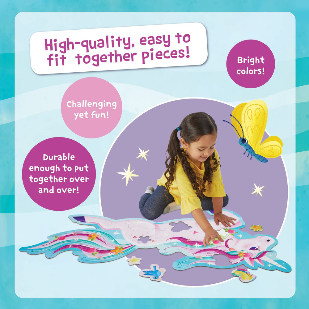 Peaceable Kingdom puzzle with carrying handle for portable classroom use
