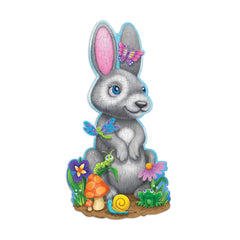 Peaceable Kingdom foil accents close-up on shiny puzzle pieces