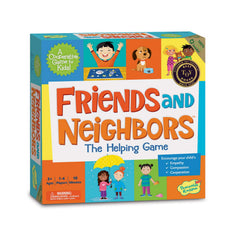Peaceable Kingdom Friends and Neighbors game cover encourages empathy through play
