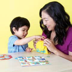 Peaceable Kingdom Friends and Neighbors tokens guide cooperative storytelling and helping actions