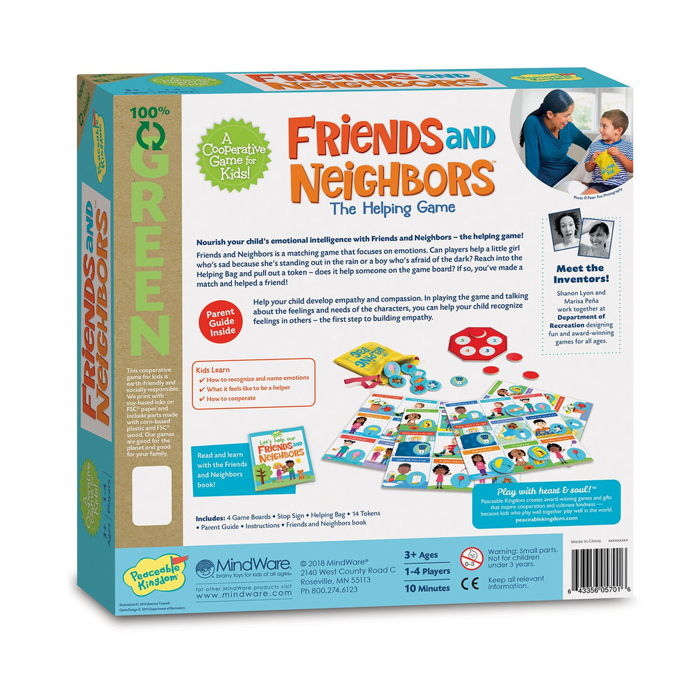 Peaceable Kingdom Friends and Neighbors stop-sign board cues safe turn-taking