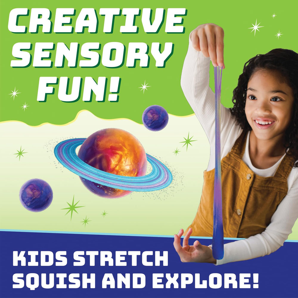Peaceable Kingdom Galactic Slime Ball classroom-use toy supports tactile learning