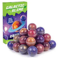 Peaceable Kingdom Galactic Slime Ball full set shows vibrant, mess-free play for kids