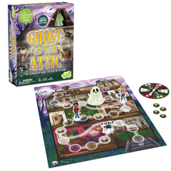 Peaceable Kingdom Ghost in the Attic glow-in-the-dark game board for family nights