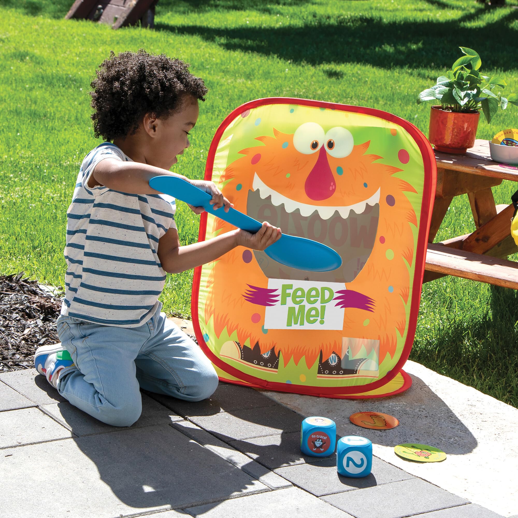Peaceable Kingdom draw bag keeps tokens organized after play