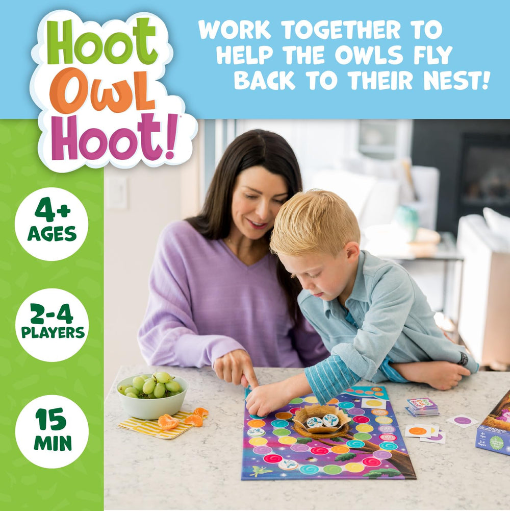 Peaceable Kingdom Hoot Owl Hoot owl tokens ready for teamwork