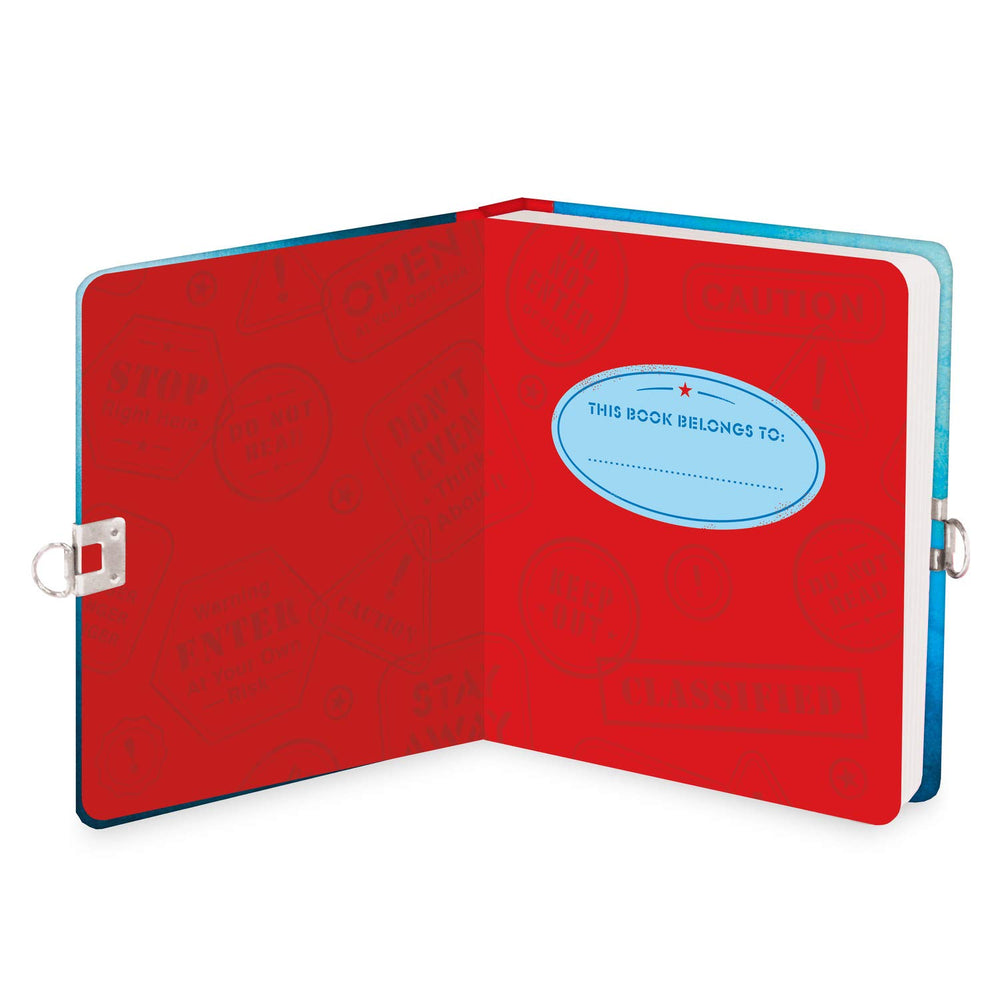 Peaceable Kingdom Invisible Ink Pen shown with the diary for hidden messages