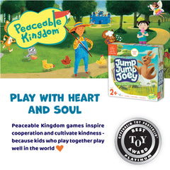 Peaceable Kingdom Jump Jump Joey step by step play setup