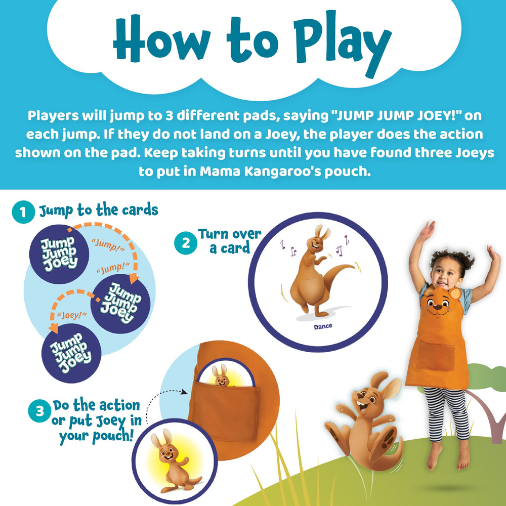 Peaceable Kingdom Jump Jump Joey toddler in action highlighting cooperative play