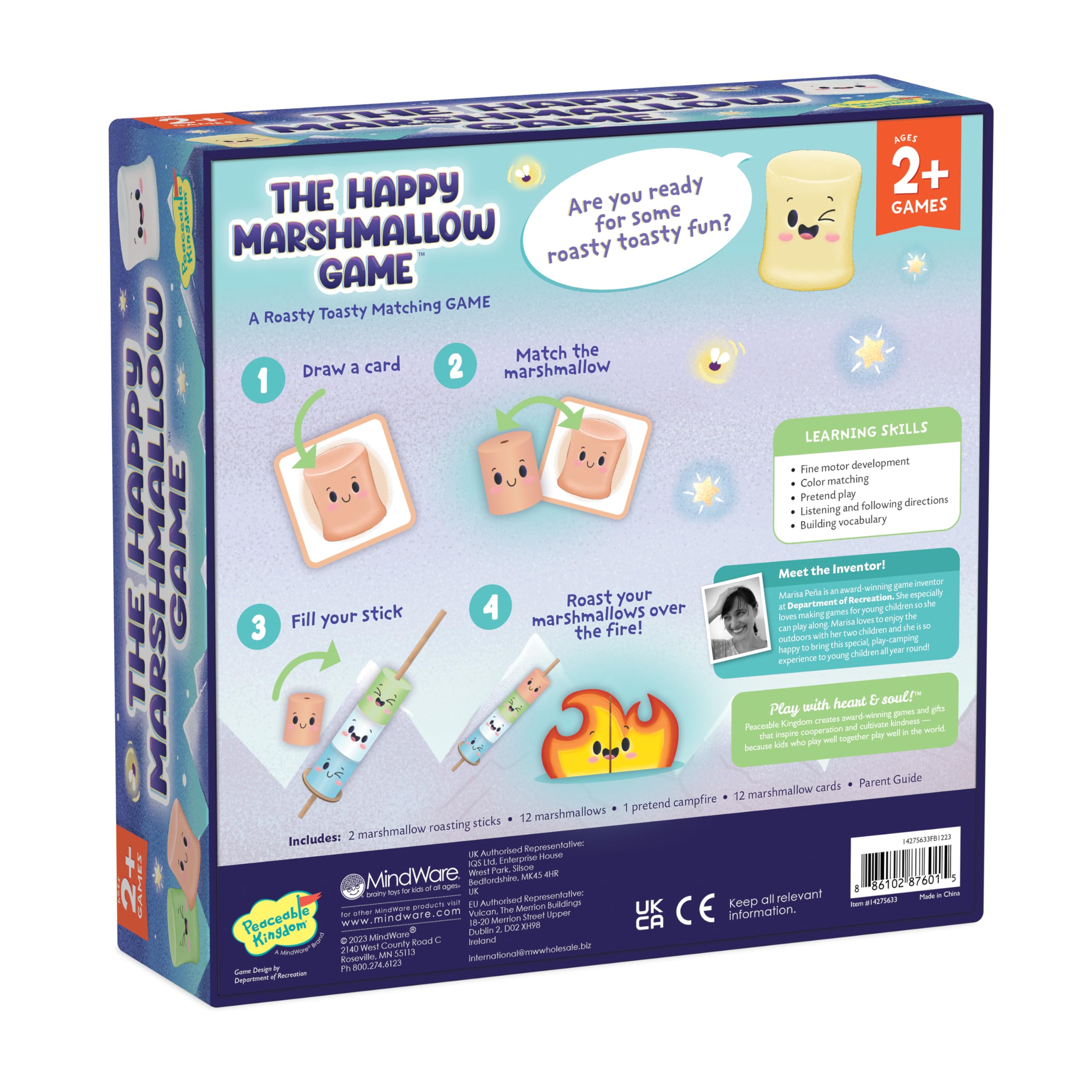 Peaceable Kingdom marshmallow game bundle invites family-friendly play and storytelling.