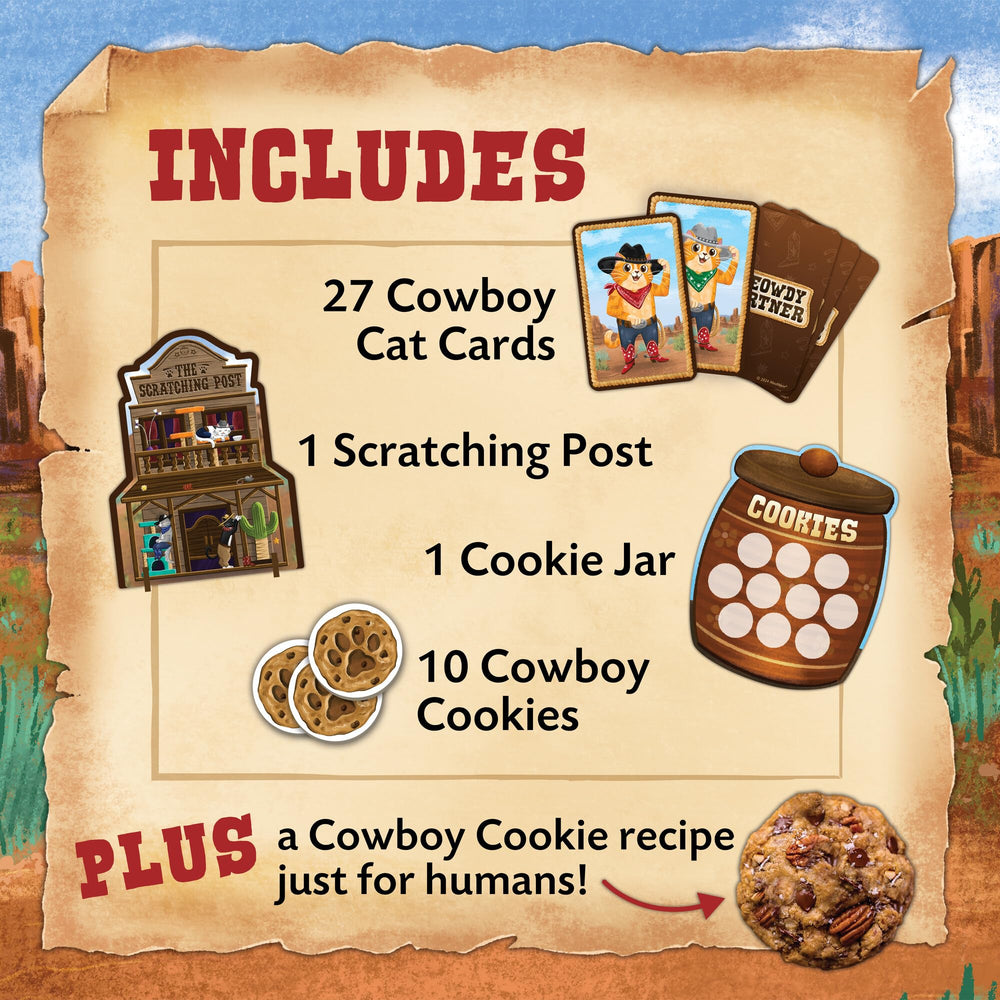 Peaceable Kingdom Meowdy Cookie Jar as a cooperative reward focal point.