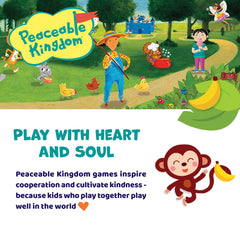 Peaceable Kingdom Monkey Around vocabulary boost scene demonstrates language growth during interactive play.