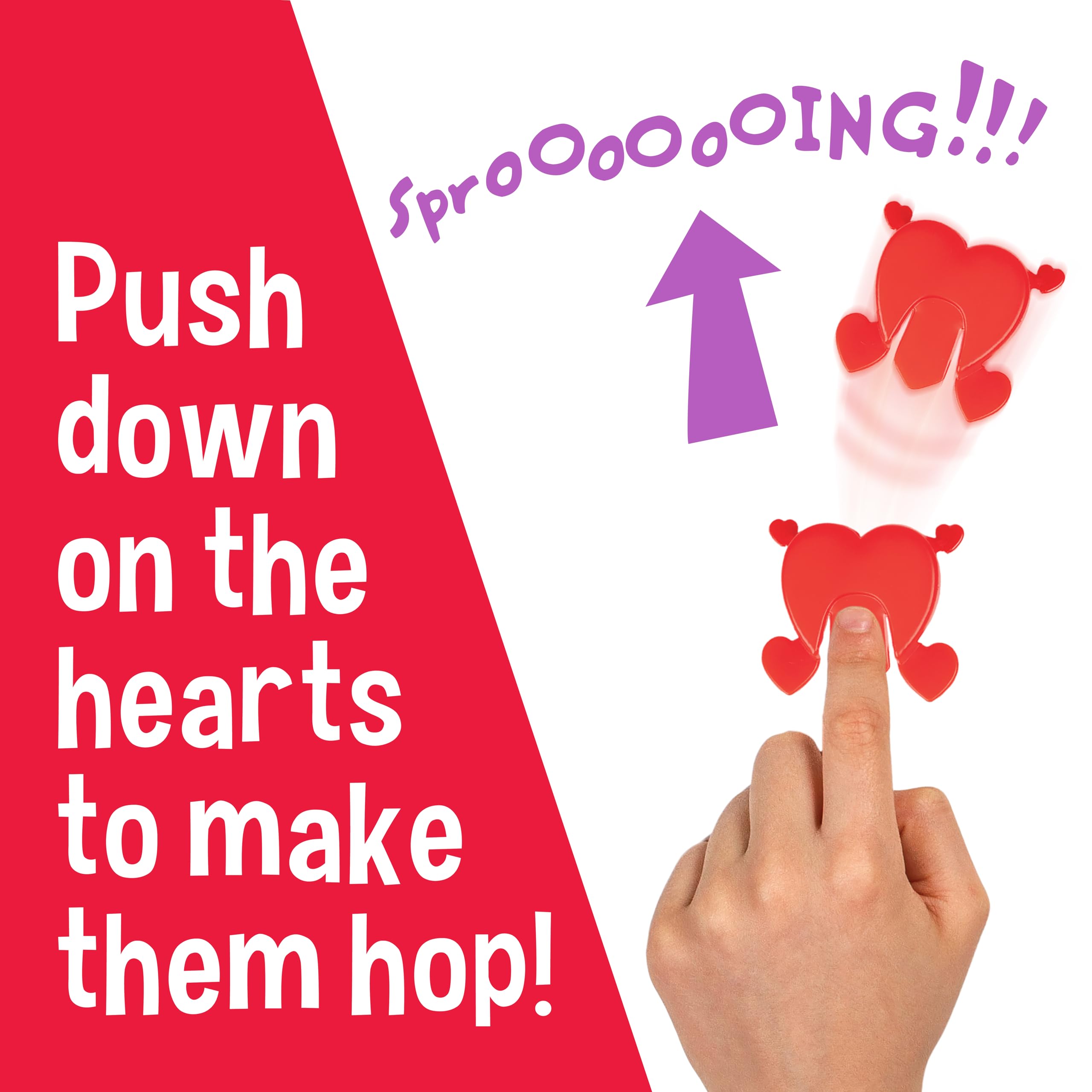 Peaceable Kingdom lightweight valentines are easy to store and distribute