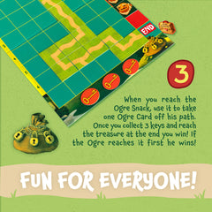 Peaceable Kingdom Race to the Treasure board layout illustrating path building