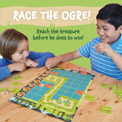 Peaceable Kingdom Race to the Treasure player pieces close-up showing teamwork