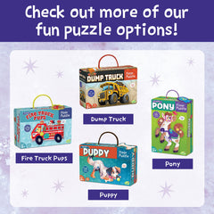 Peaceable Kingdom thick, sturdy pieces endure classroom use and repeated fitting.