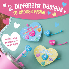 Peaceable Kingdom valentines with axolotl sticker for cute, collectible gifts.