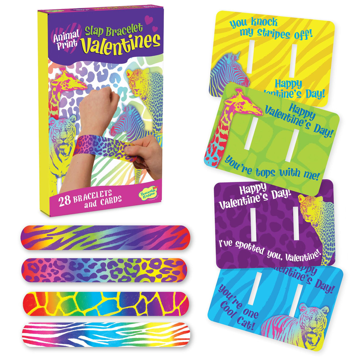 Peaceable Kingdom valentines cards for classroom party with envelopes included