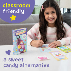 Peaceable Kingdom shark stickers withstand daily use on bottles and notebooks.