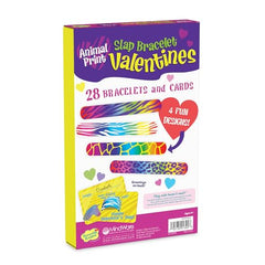 Peaceable Kingdom cheetah print slap bracelet valentines