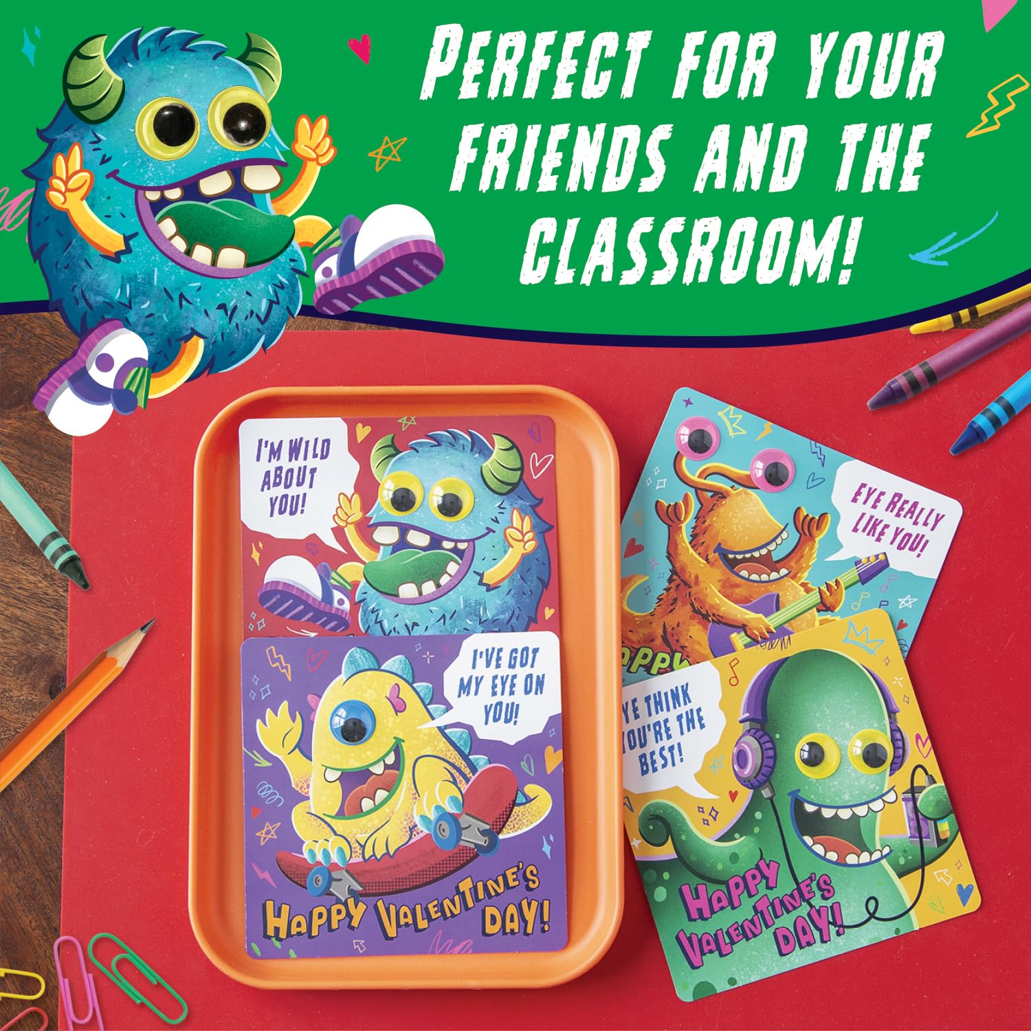 Peaceable Kingdom monsters invite personalization and friendly messages for kids.
