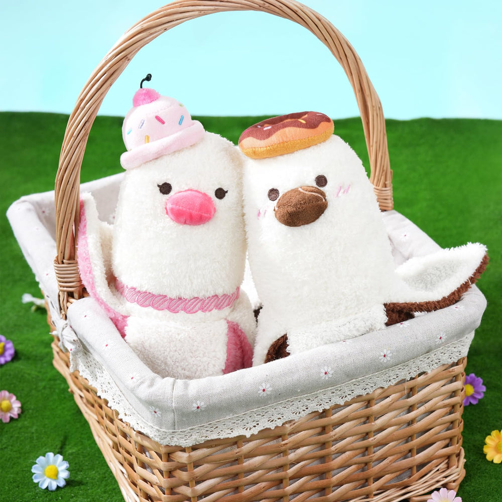 Peach Cat banana duck plush care tips include sun exposure for fluff recovery