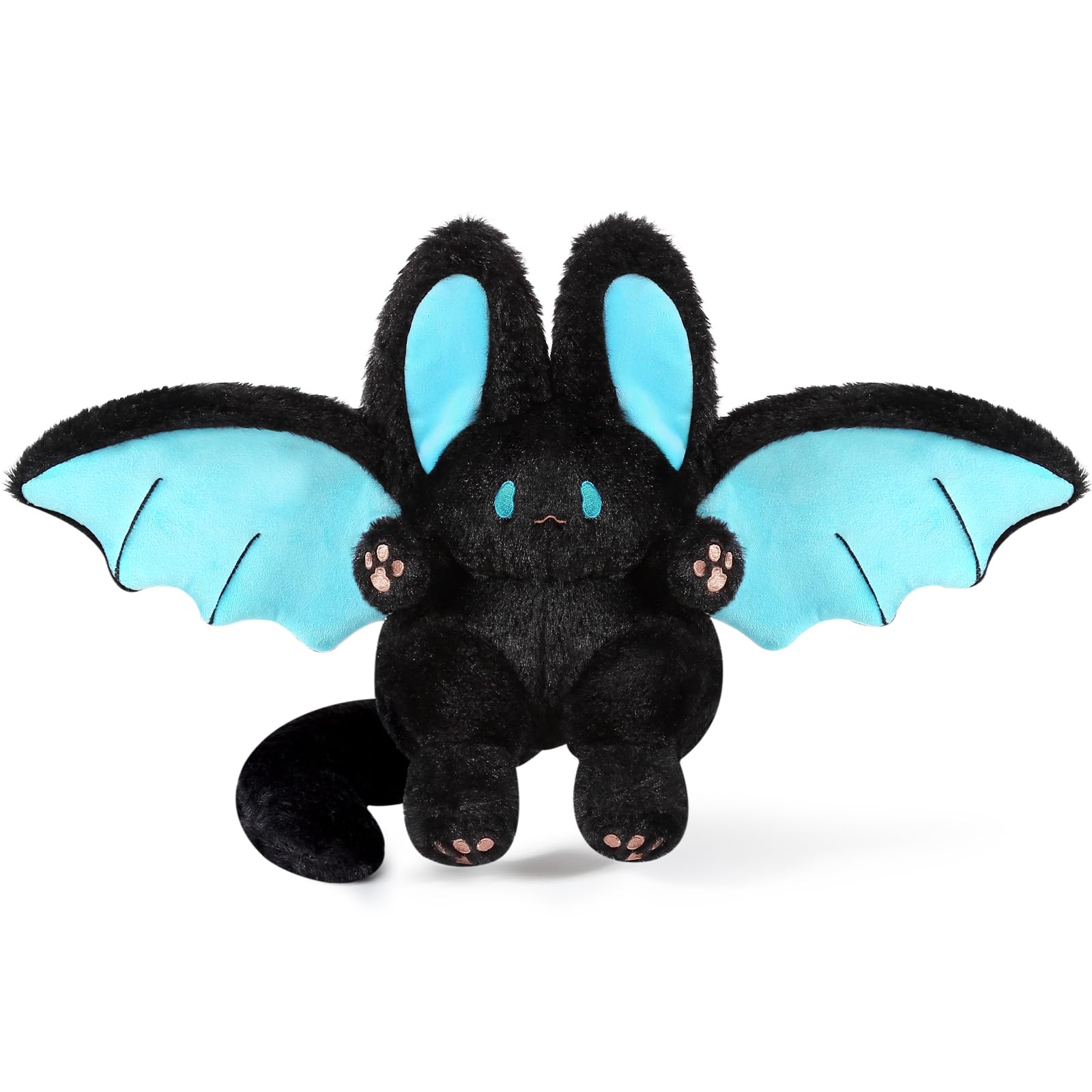 PEACH CAT 12-inch kawaii bat bunny plush pillow, soft and cuddly for kids