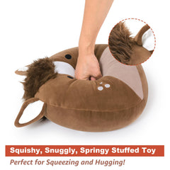 Peach Cat Quarter Horse in a cuddling pose, perfect for bedtime hugs.