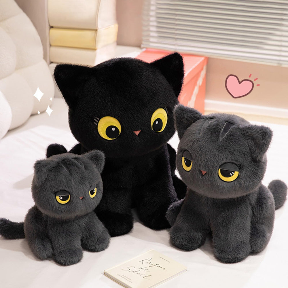 PEACH CAT soft plush toy decorates home, office, or car with cute charm.