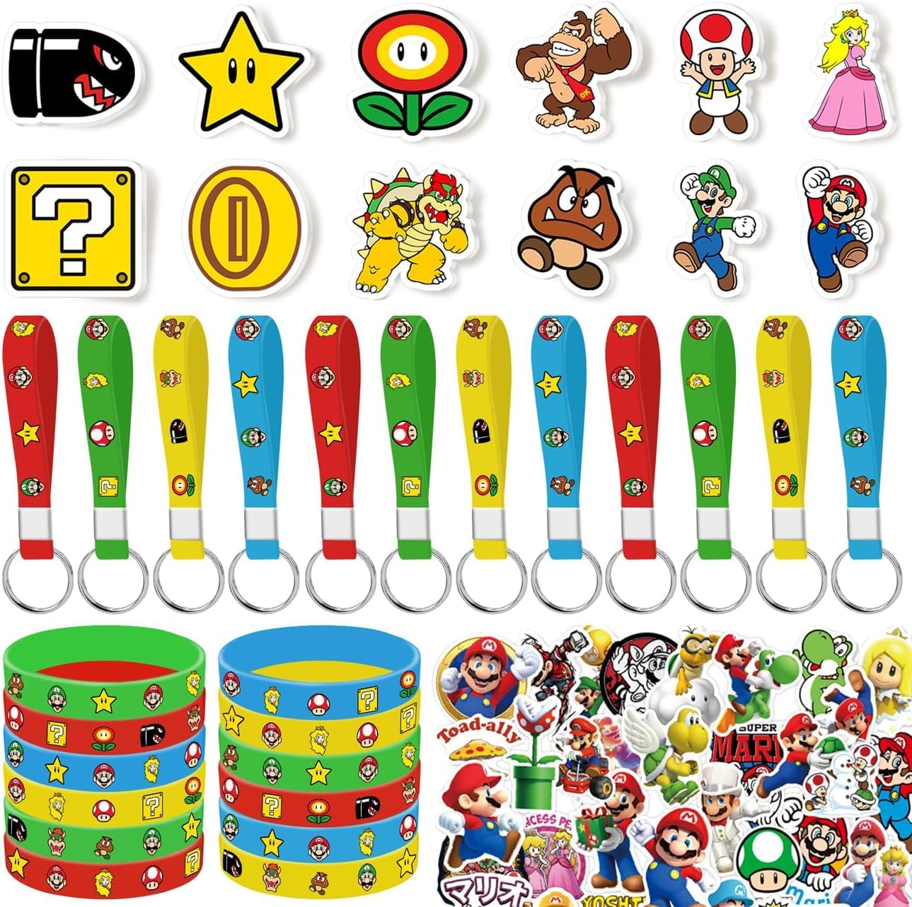 PEACHPUNK Mario-themed plates deliver bright, kid-friendly party vibes for celebrations.