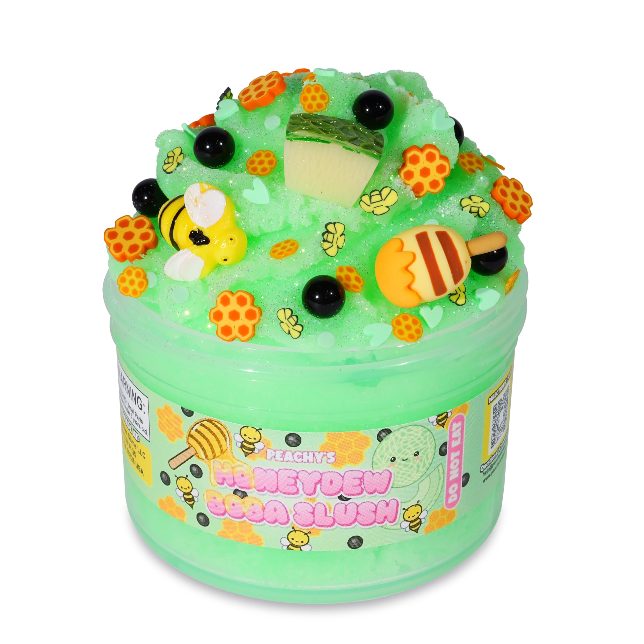 Scented Honeydew aroma from Peachybbies slime for kids