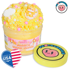 Peachybbies vanilla waffle cone scent enhances sensory experience.